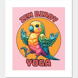 Macaw Yoga instructor Posters and Art